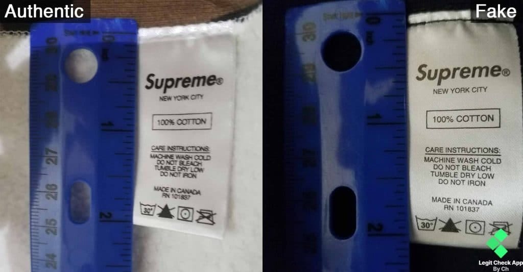 How To Spot Fake Supreme Box Logo — Fake Vs Real Supreme Bogo Hoodie, by  Legit Check By Ch