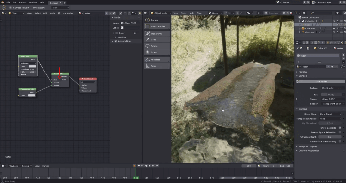How to easily setup a good water shader in Blender | by Piero De Tomi |  Medium