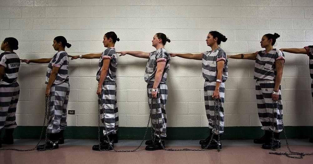 Women Prisoners In Chains