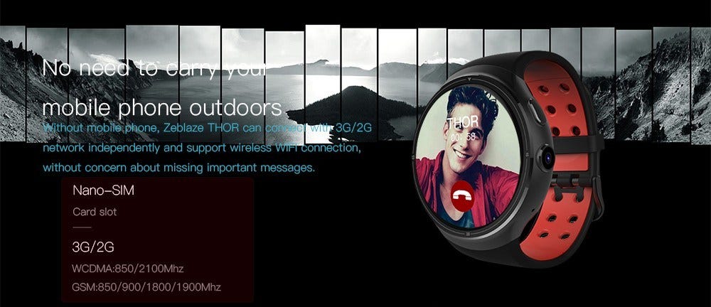 Zeblaze thor 3g smartwatch phone 2025