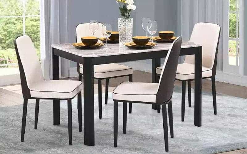 Royal oak glass dining table clearance