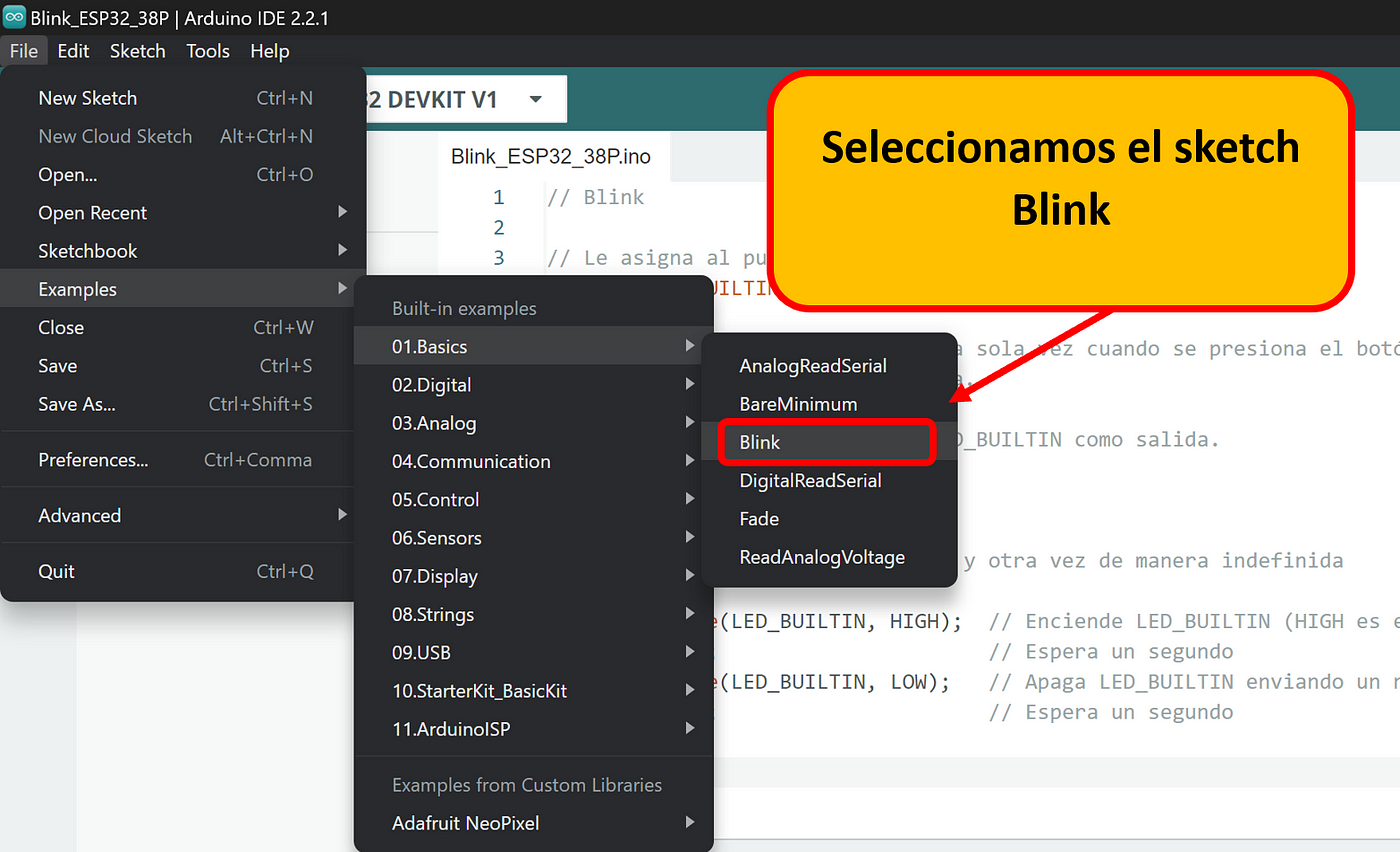 Imagen 11 — Sketch Blink