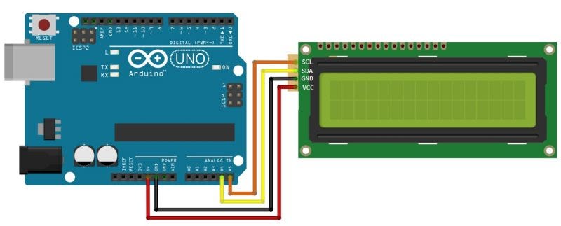 I2C LCD 16X2 Interfacing with Arduino | by Ansari Aquib | Medium