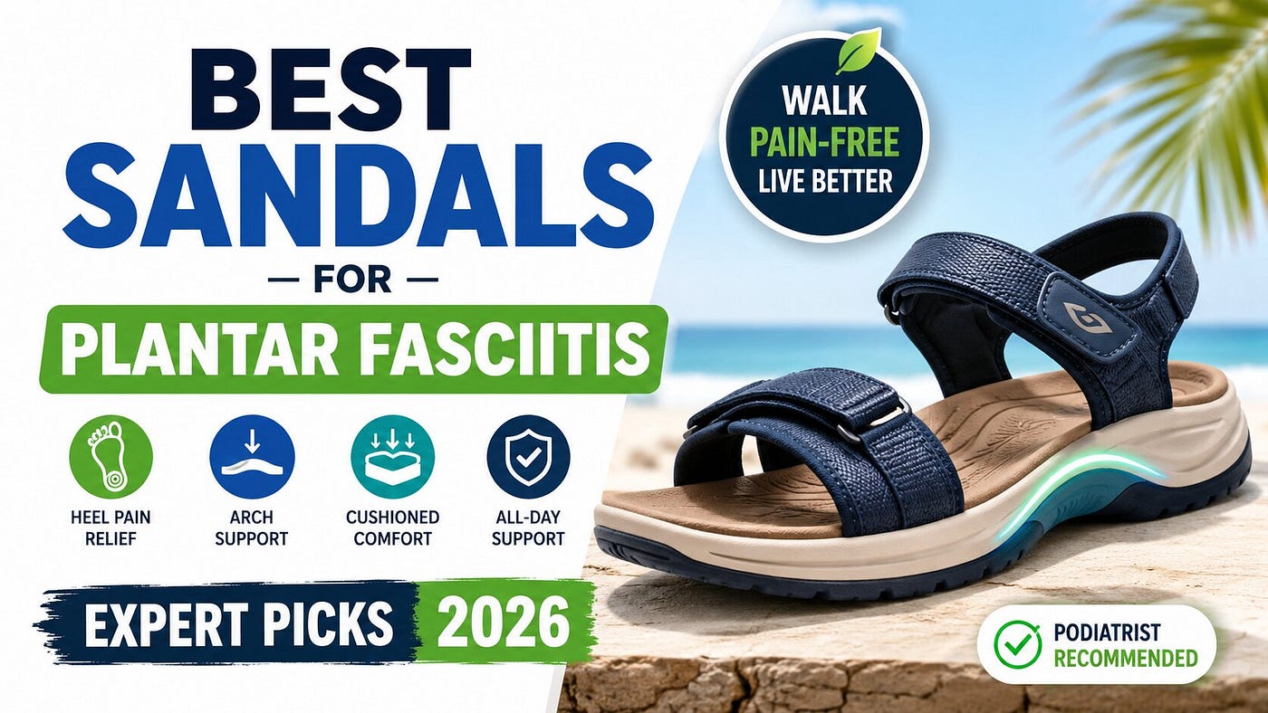 Best Sandals for Plantar Fasciitis in 2026 — Expert Picks