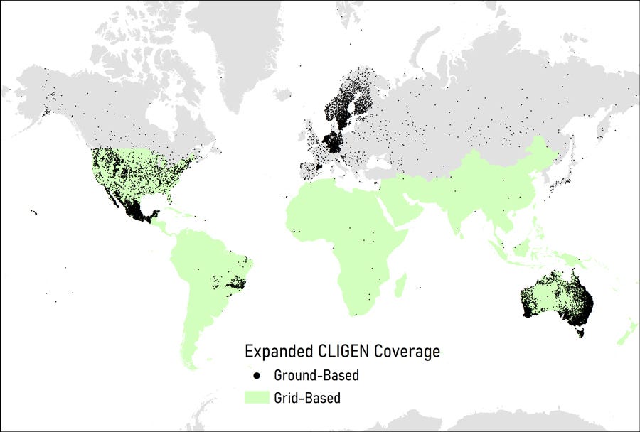 Corrections and Improvements to the CLIGEN Climate Database