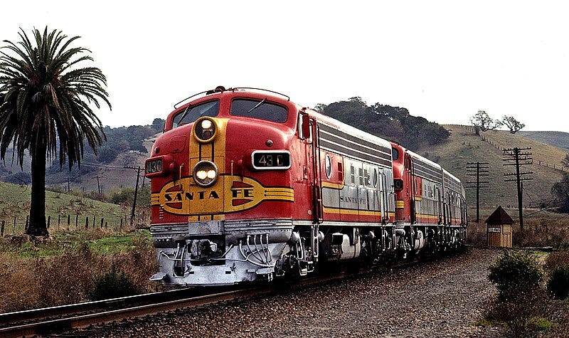 When You See Santa Fe Railroad — Astonishing Productivity