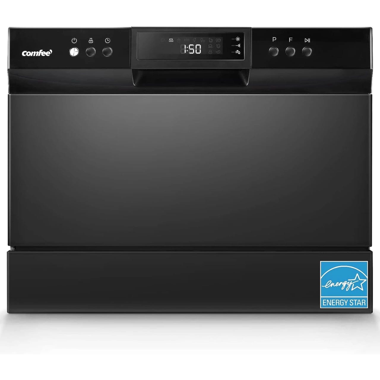  Farberware Portable Countertop Dishwasher - 7-Program System  for Home, RV, and Apartment - Wash Dishes, Glass, and Baby Products -  Hookup Required : Appliances