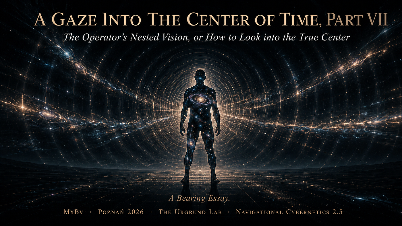 A Gaze into the Center of Time, Part VII
