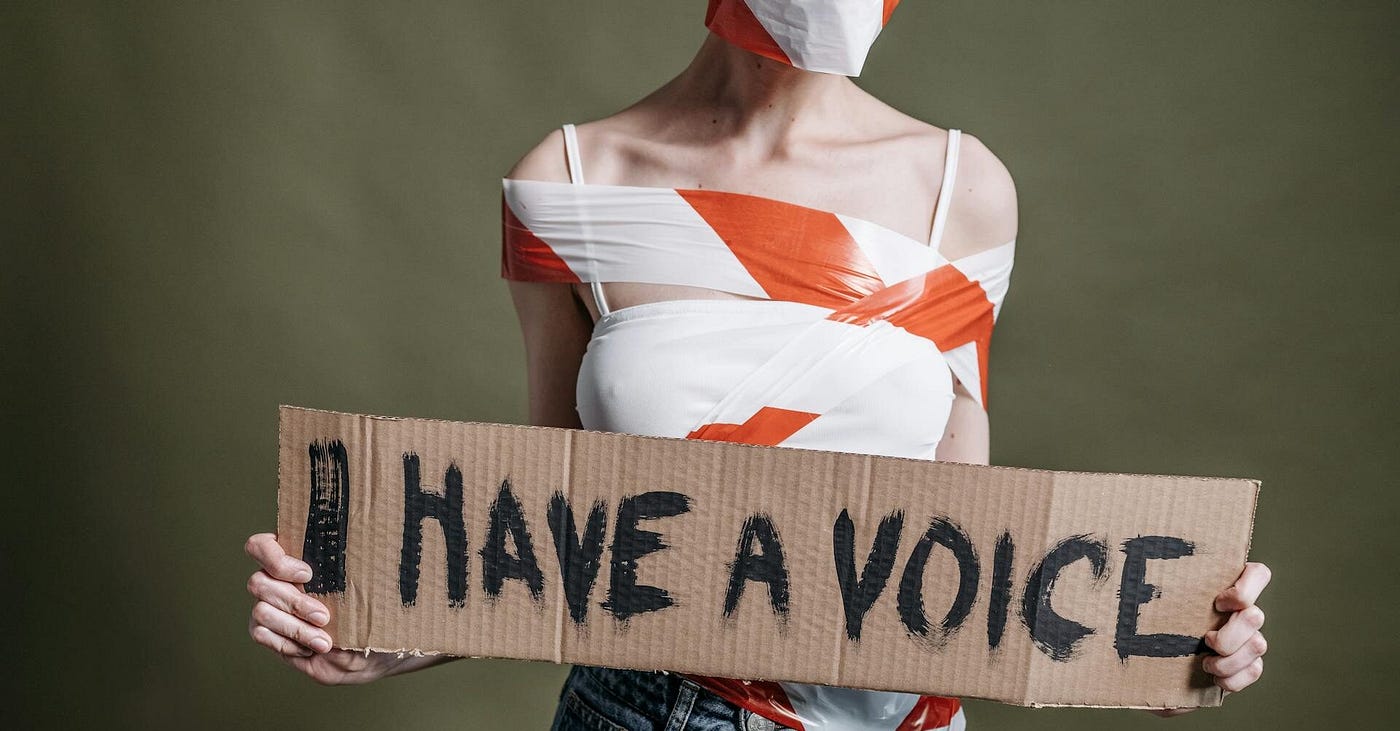 Don’t Mind Me. Just Take My Voice. I Love Being Silenced — SquashedFrog