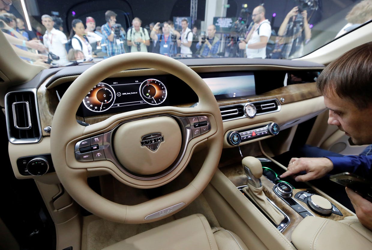 Russian luxury car maker Aurus has over 600 pre-orders