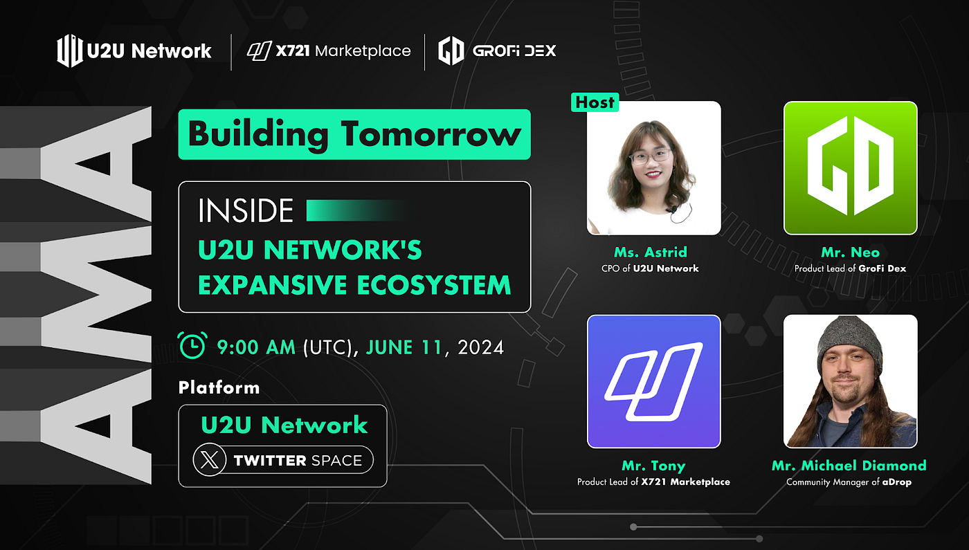 U2U Network Monthly Report: Key Updates And Highlights In June | by U2U  Network | U2U Network | Medium