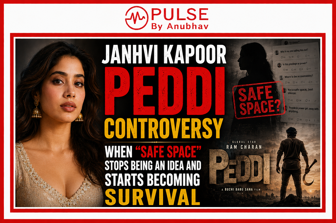 Janhvi Kapoor Peddi Controversy: Celebs React as Backlash Grows — Pulse By Anubhav