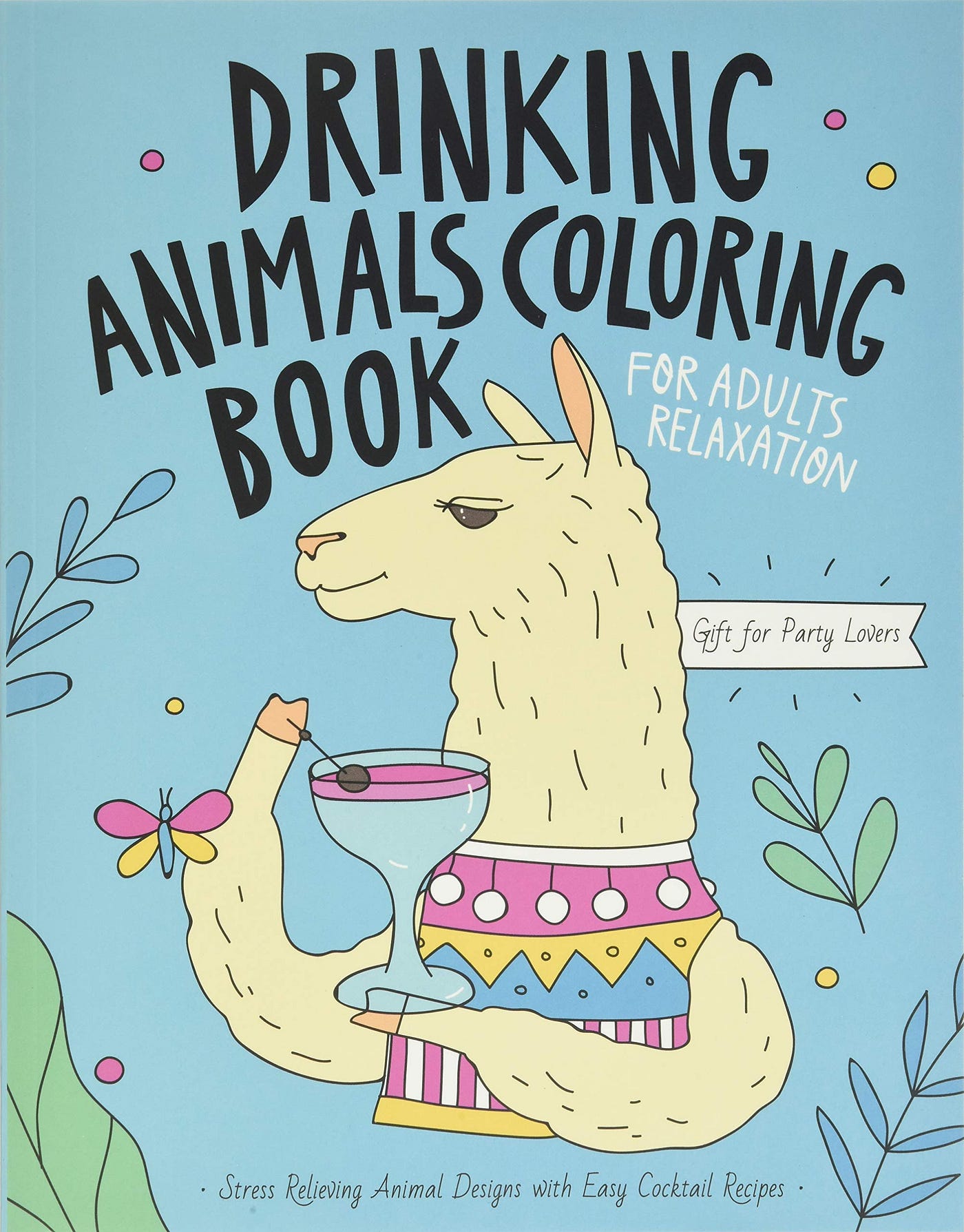 Whimsical Animals (Adult Coloring Books #7) (Paperback)