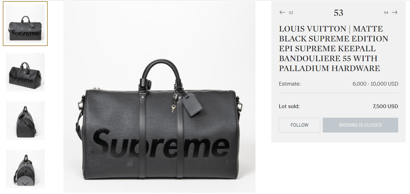 Louis Vuitton x Supreme Epi Luggage Tag Set w/ Tags - Black Other
