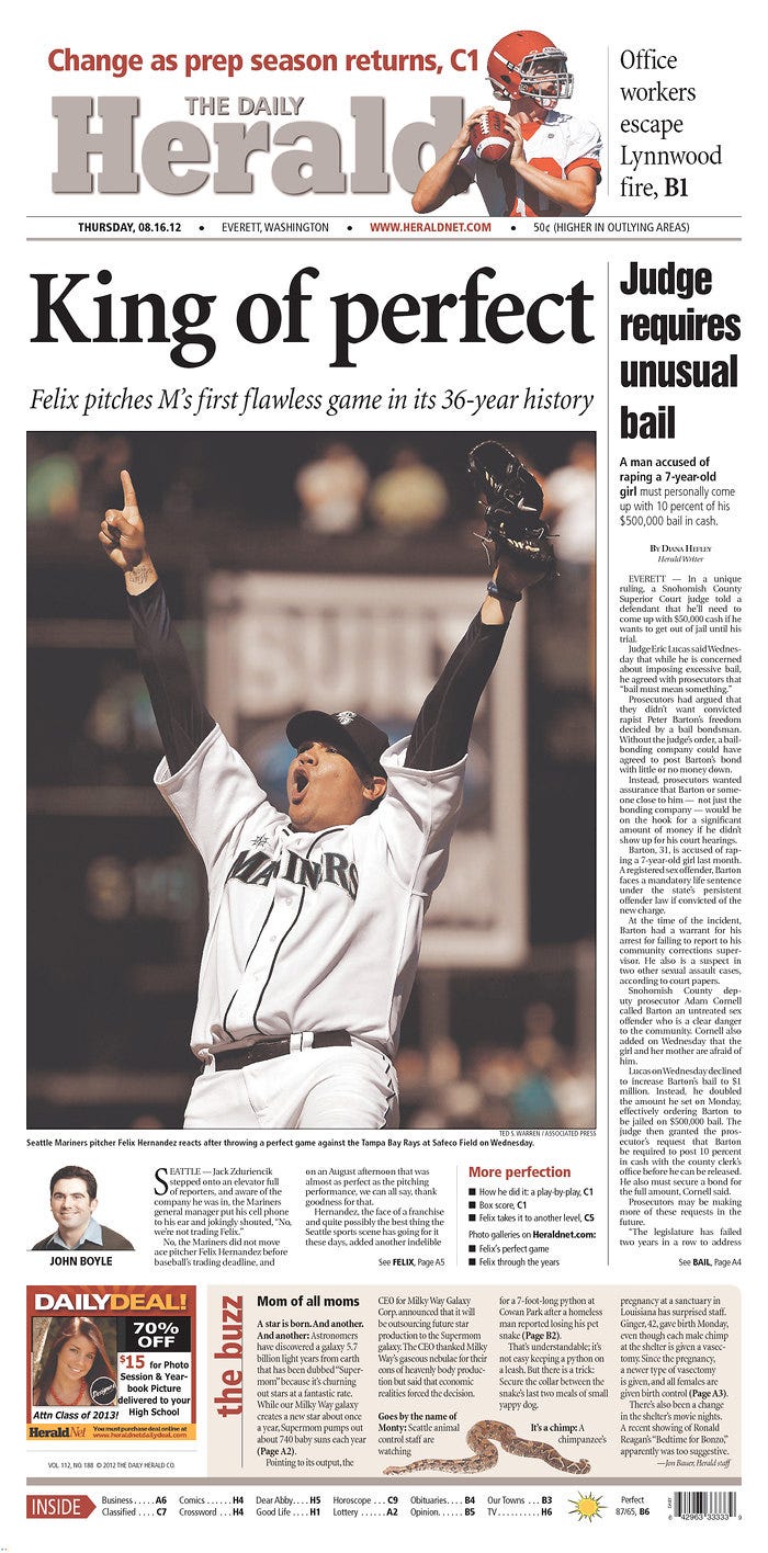 Felix Hernandez, Major League Baseball, News, Scores, Highlights, Stats,  and Rumors
