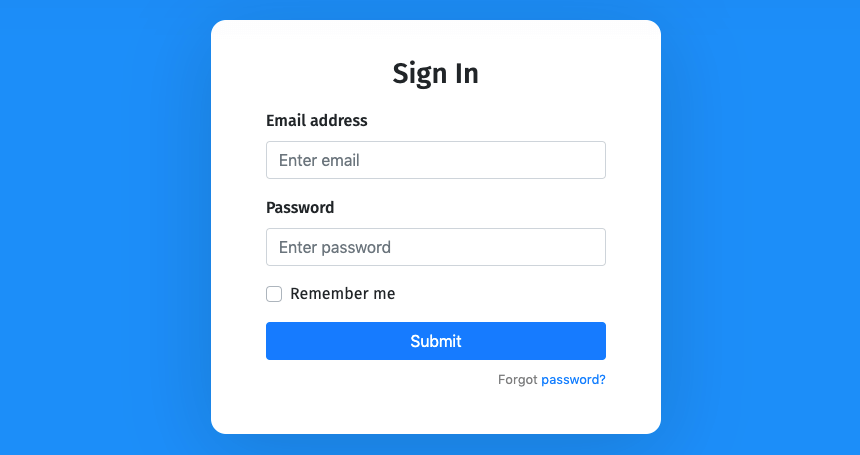 Build React Login & Sign Up Form UI With Bootstrap 5 | by Vinojan  Veerapathirathasan | Bootcamp