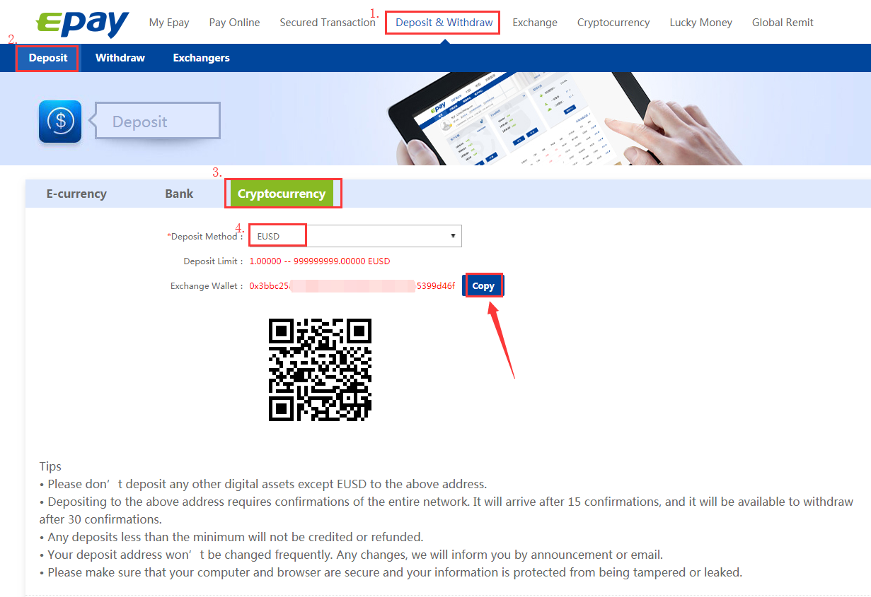 How to buy/sell, deposit/withdraw EUSD? | by Epay.com | Medium