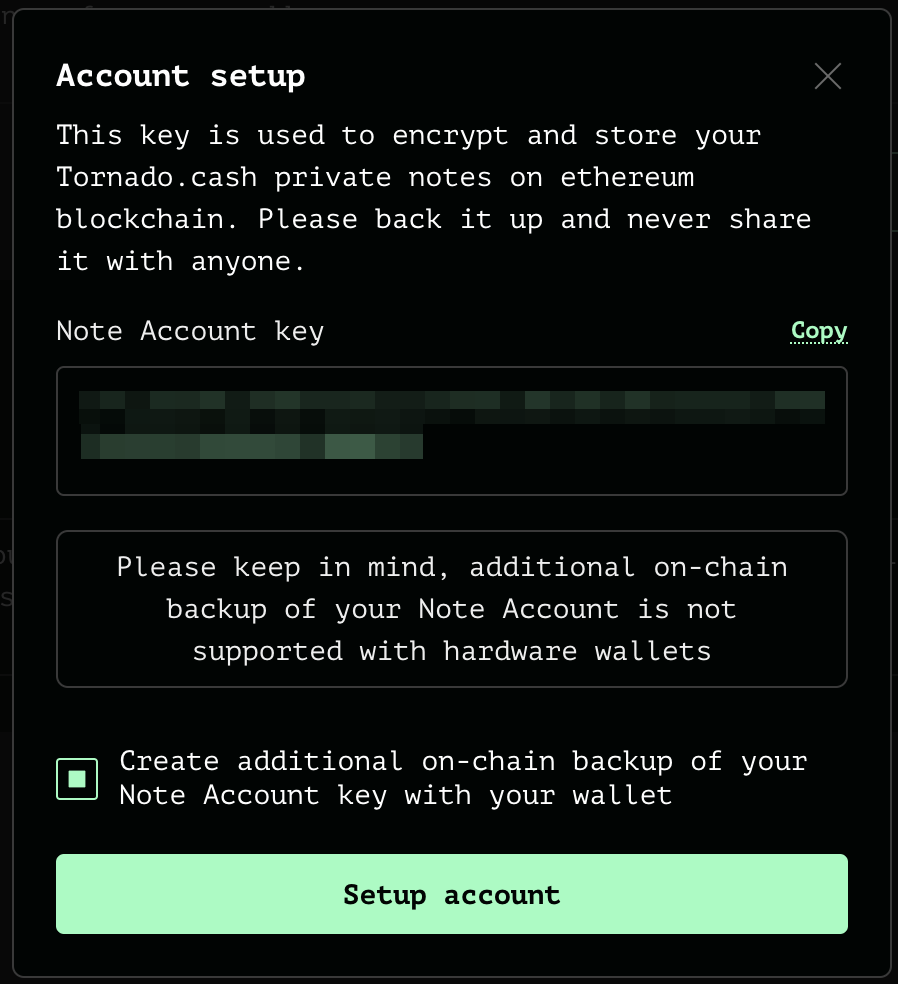 Tornado Cash Adds On-Chain Deposit Backups | by Tornado Cash | Medium