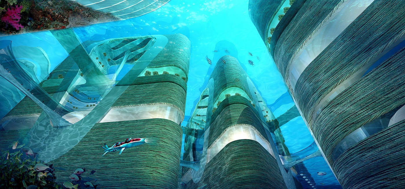 ocean spiral envisioned as the world's first underwater city