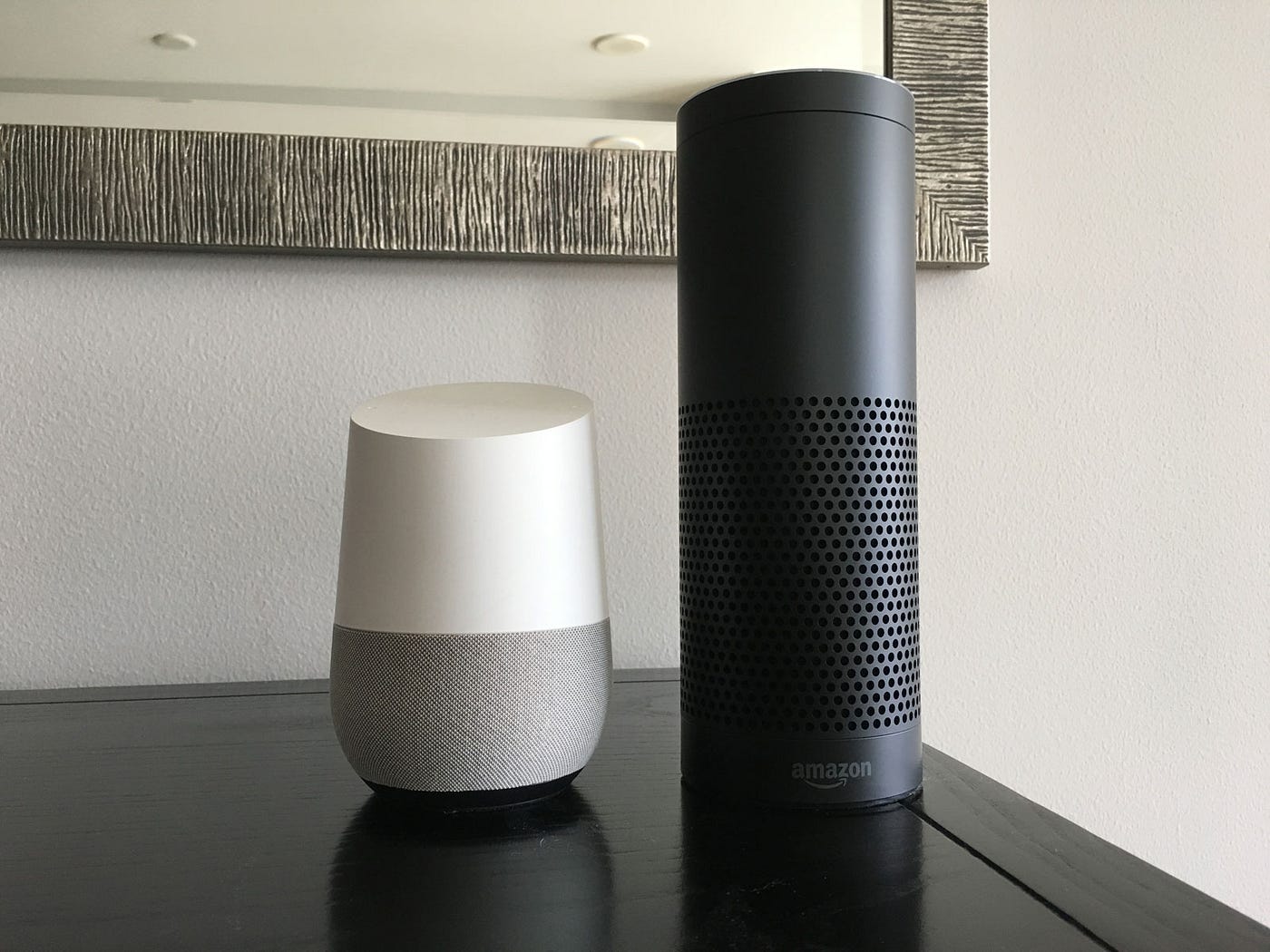 Echo alexa best sale google home