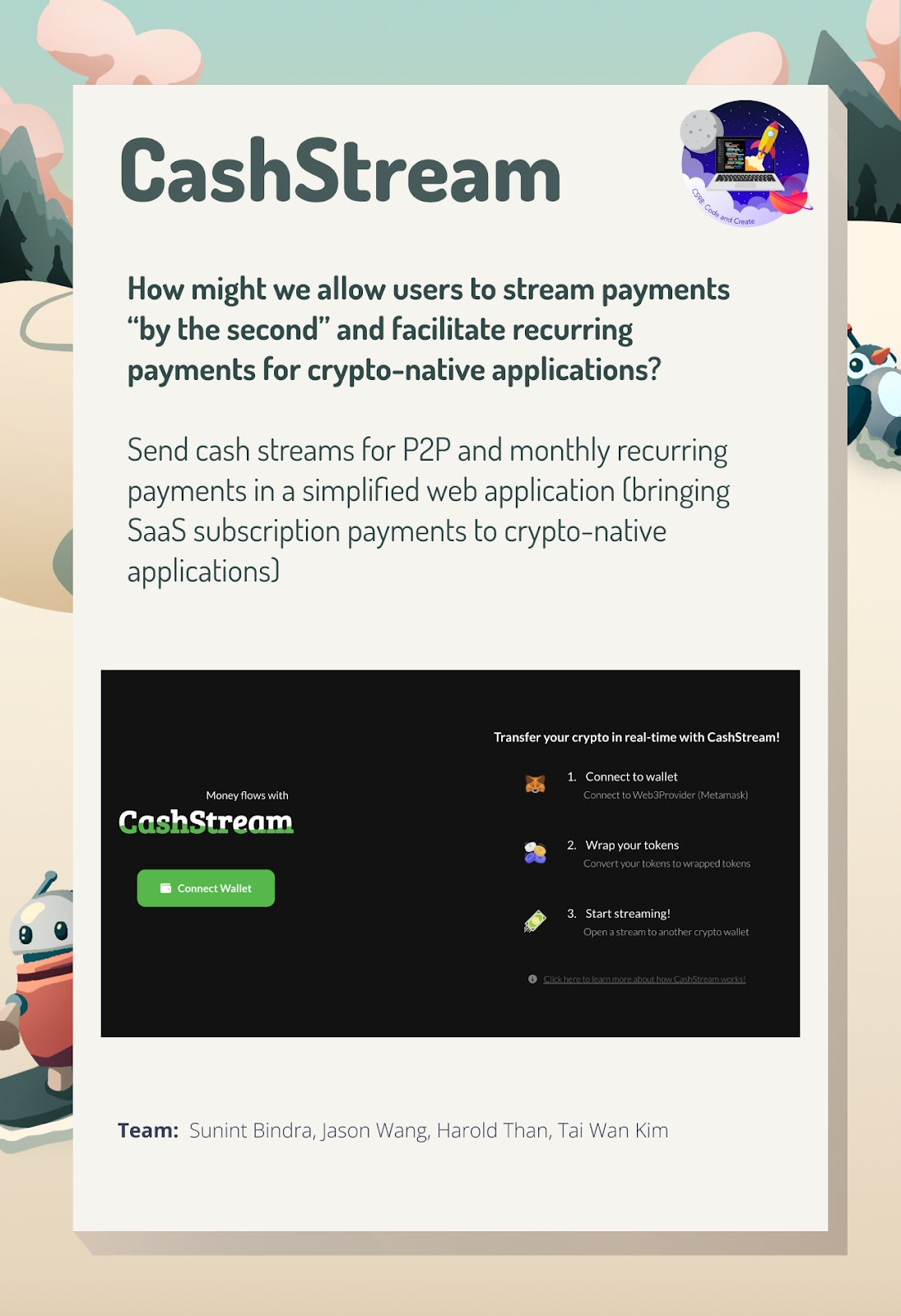 CashStream: Recurring Payments by the Second | by Sunint Bindra | Dartmouth  CS98 | Medium