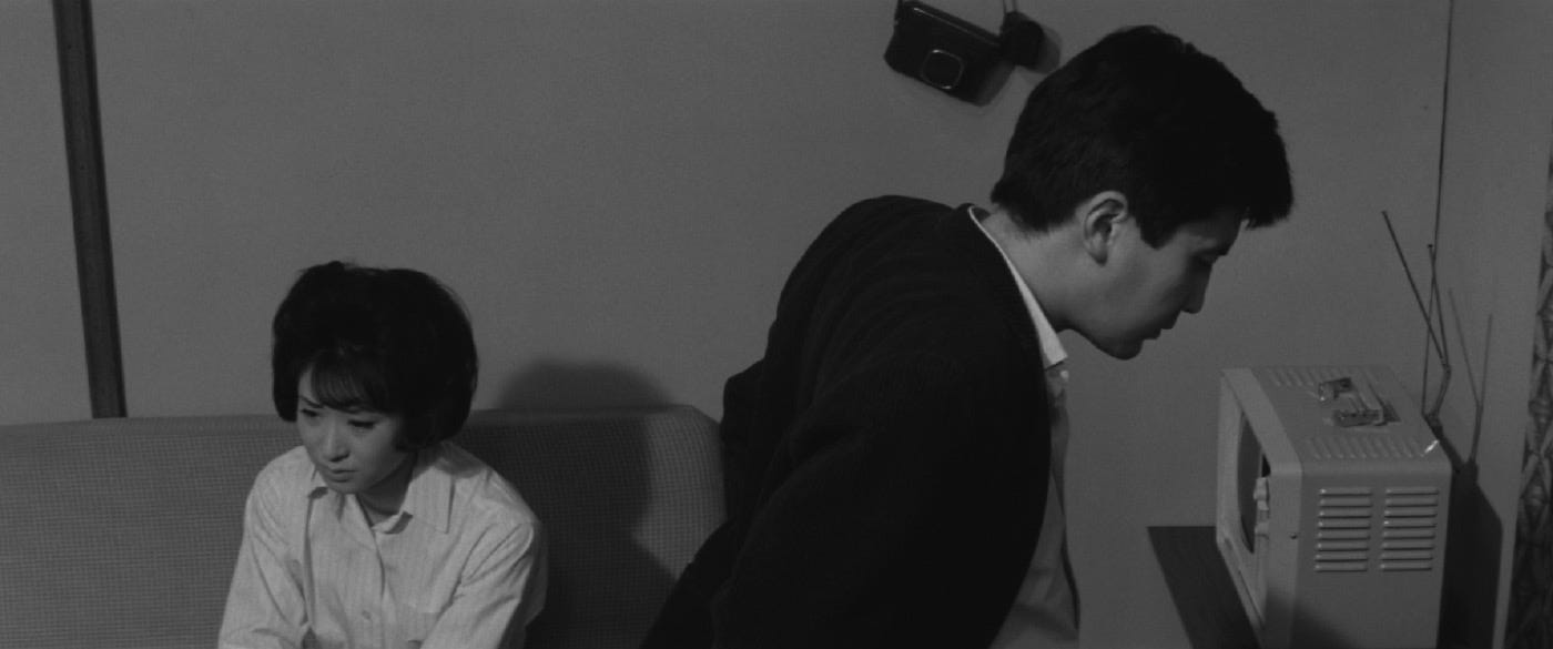 Yoshiko Mita as Kyoko & Kinnosuke Nakamura as Susumu Iikura in ‘Cruel Tale of Bushido’ — Credit: Eureka Entertainment