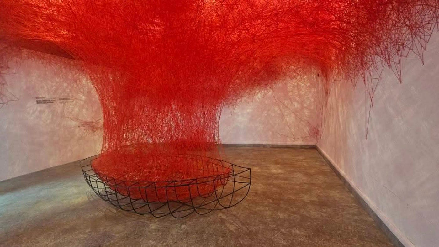 Chiharu Shiota in mostra al MAO di Torino