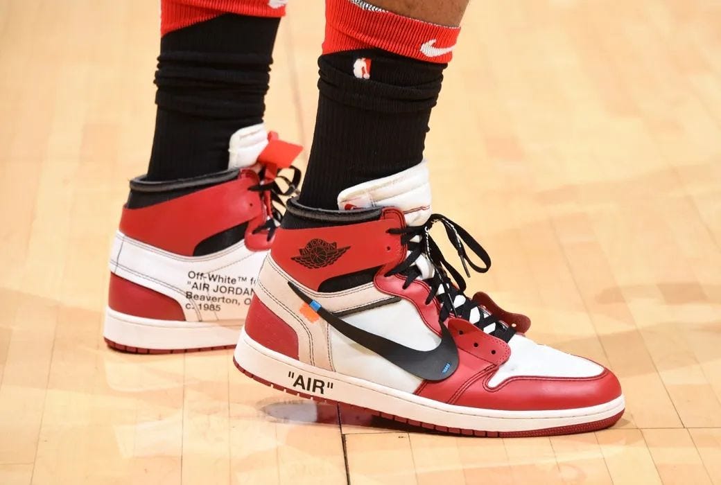pj tucker off white jordan 1