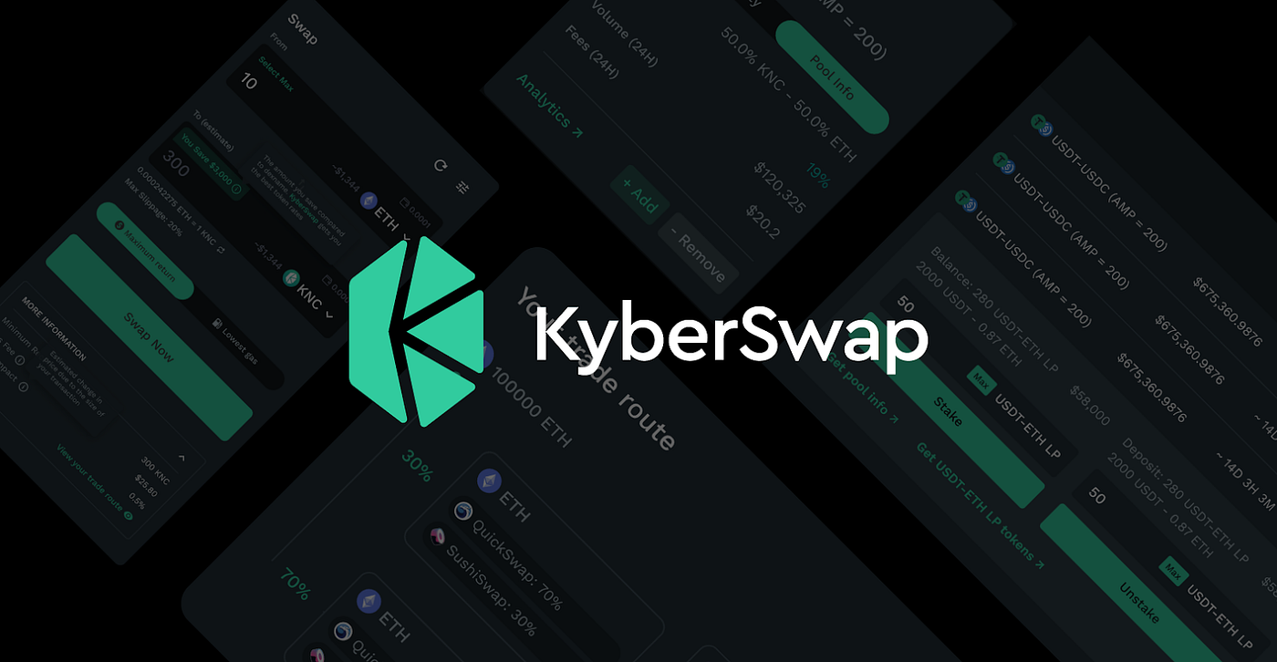 DMM is Now KyberSwap — on a mission to provide the best trading and earning  experience in DeFi! | by Kyber Network | Kyber Network | Medium
