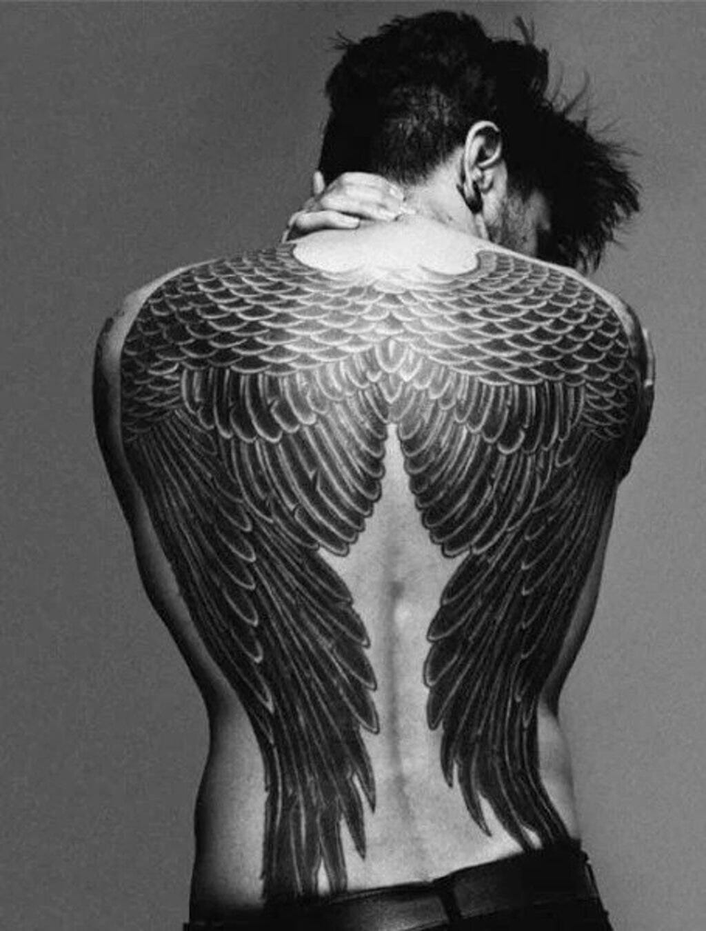 Justin Bieber Wings Tattoo Design Ideas