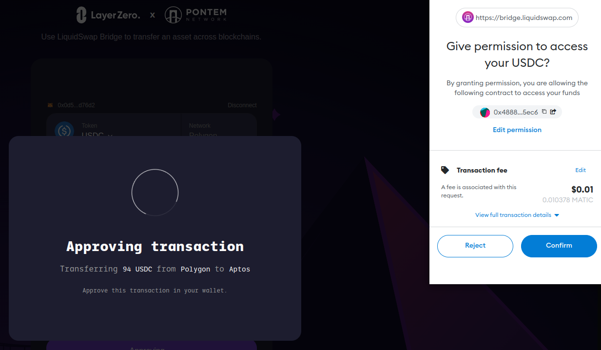 How to bridge tokens to Aptos & buy $APT on Liquidswap | by Pontem Network  | Pontem Network