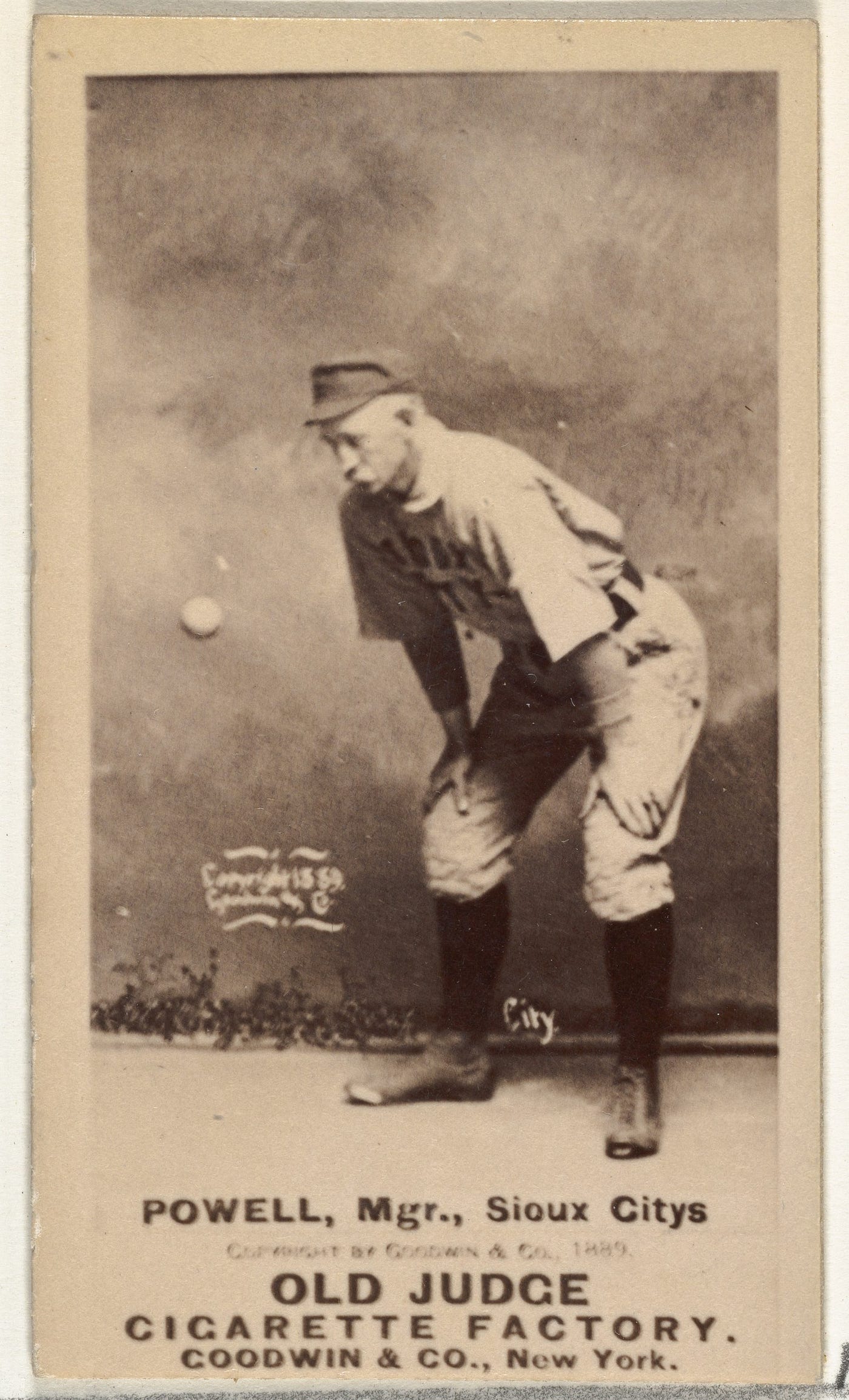 James Edwin Powell, Manager and 1st Base, Sioux City Corn Huskers