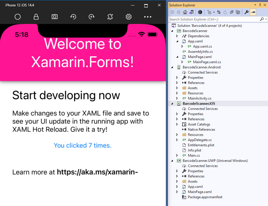 How to Build Camera Barcode Scanner App in Xamarin.Forms | by Xiao Ling |  Medium