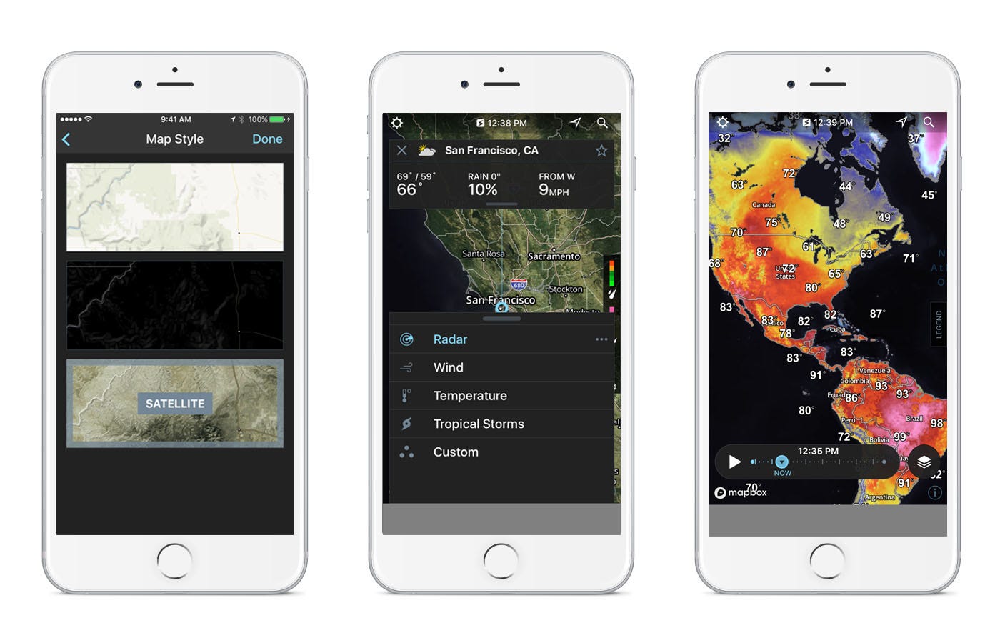The Weather Channel's Storm Radar app | by Mapbox | maps for developers
