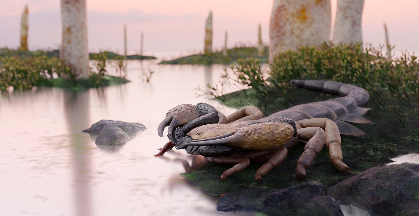 Artistic reconstruction of P. gigas. Credit: Franz Anthony