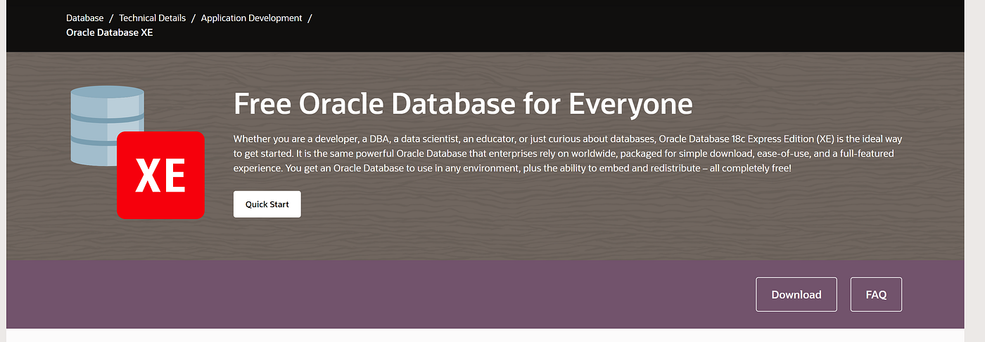 Installing Free 18c Oracle Database Express Edition (on Windows 10 Home and  Pro Editions) | by Ambar Prajapati | Medium