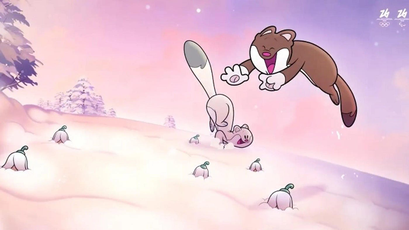 Le mascotte olimpiche negli anni