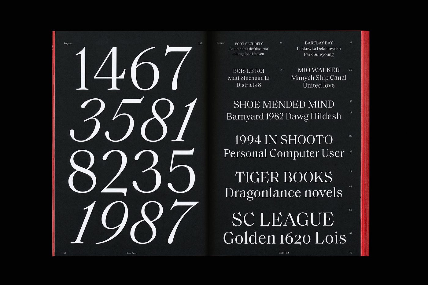 Type Foundries Today - Fonts In Use
