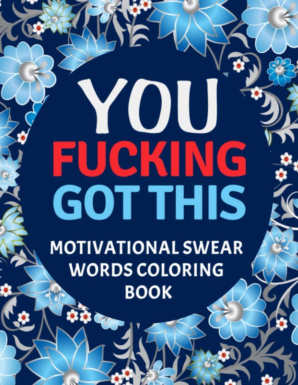 Unique Coloring With Swear Words, Funny , Easy Mandalas Coloring Book for  Adults