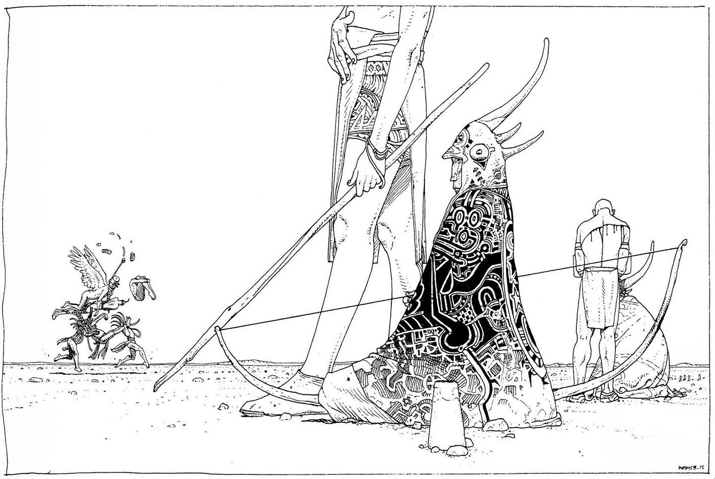 40 days dans le désert B by Mœbius | Goodreads