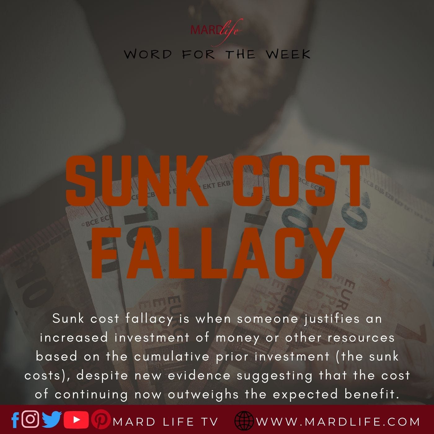 Sunk Cost Fallacy (Word For The Week)