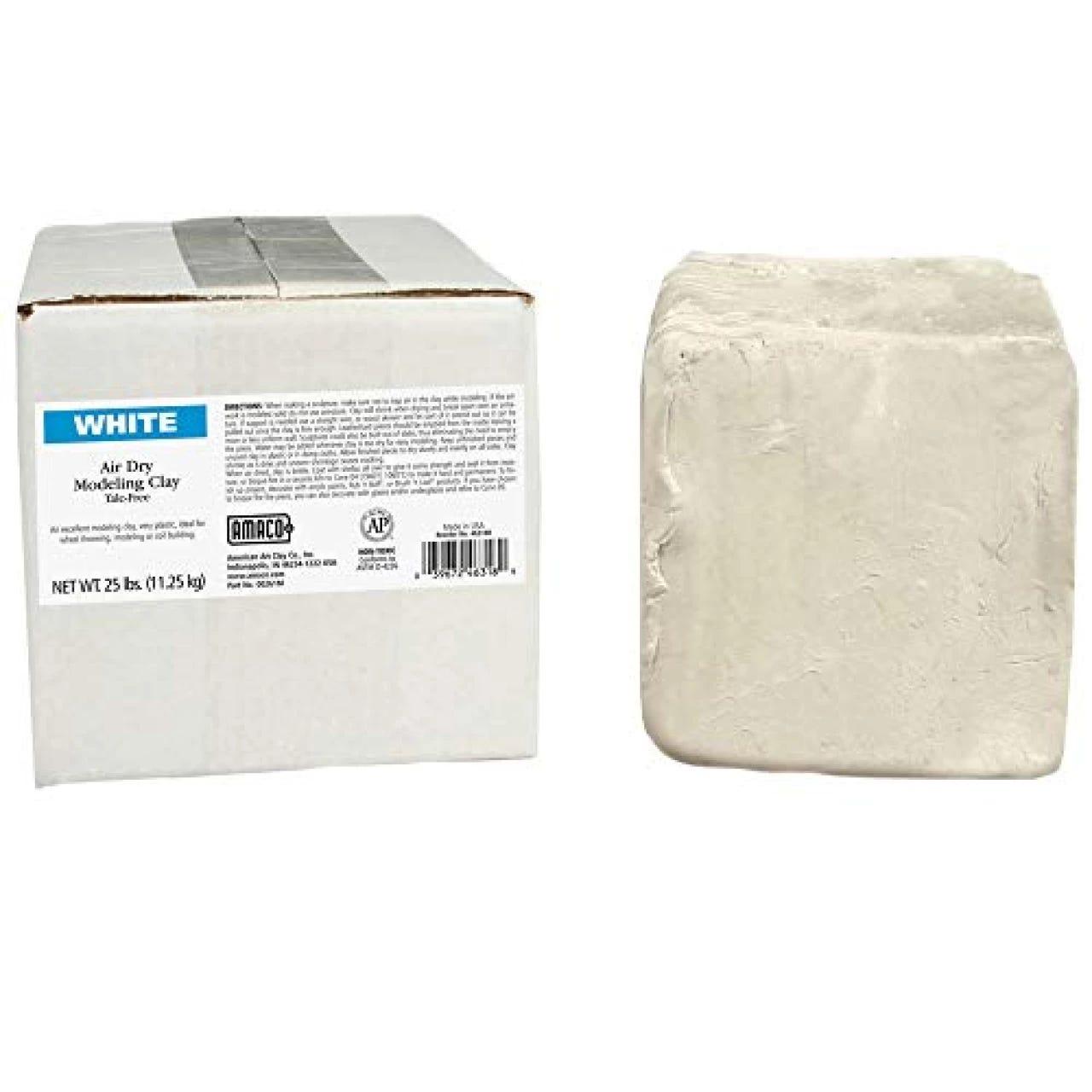 DAS Air-Hardening Modeling Clay - Terra Cotta Clay 1.1lb Block - Pliable  Air Clay for Sculpting and Coating - Easy to Use Air Dry Modeling Clay 