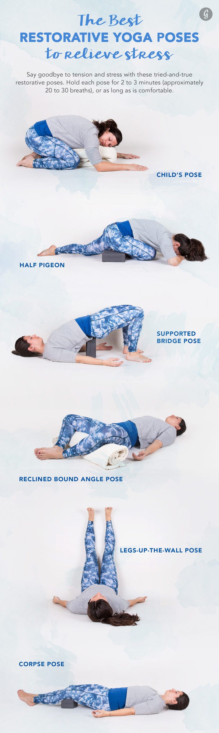 The Best Restorative Yoga Poses to Relieve Stress, by Greatist, Thrive  Global