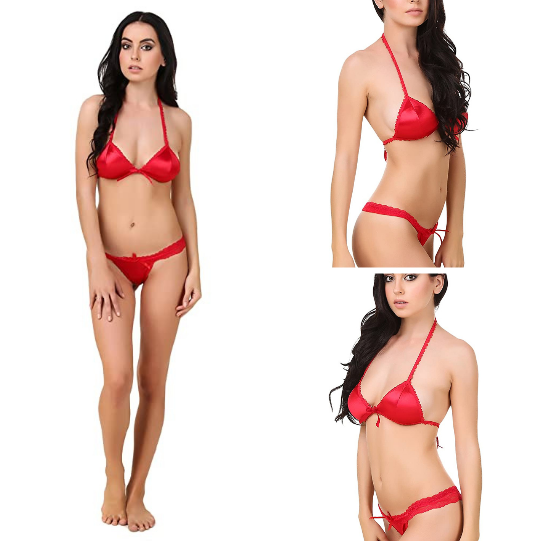  Style List Womens Sexy Lingerie Set Maroon Colour