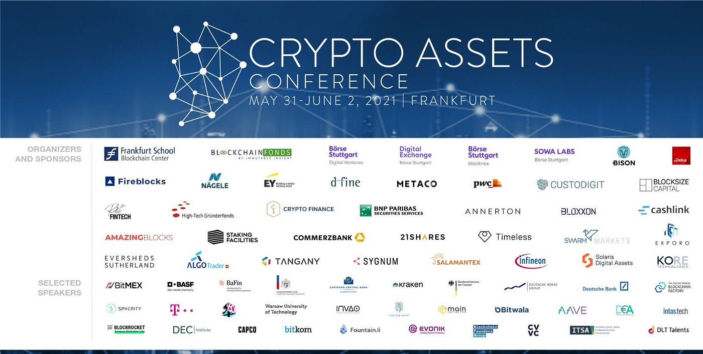 Recap of the Crypto Assets Conference (CAC21A) - 5300 Participants,  COVID-19 Moved us Online | by Frankfurt School Blockchain Center | Medium