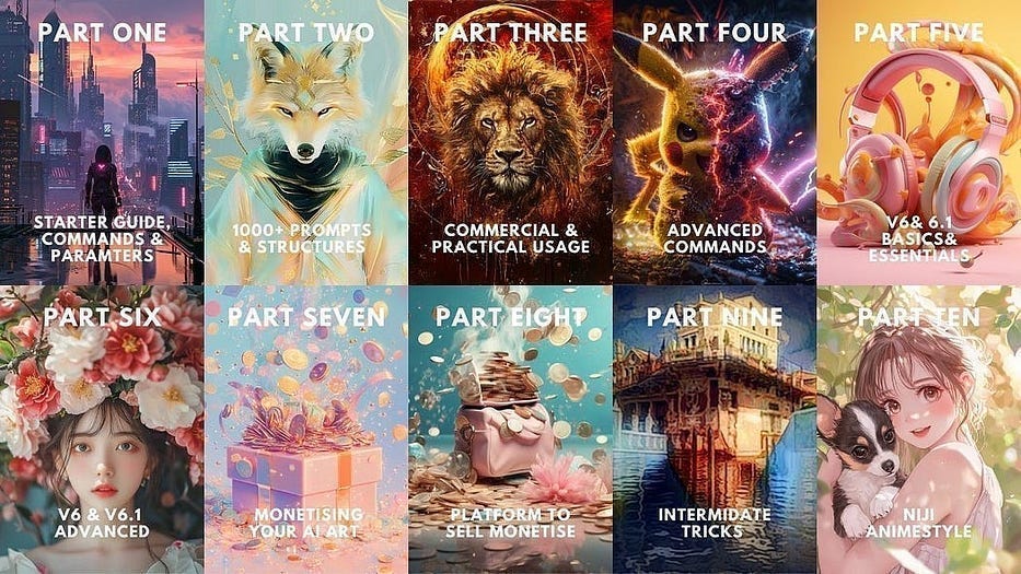 10 Midjourney Prompt Formulas to Create AI Art That Sells (And How ...