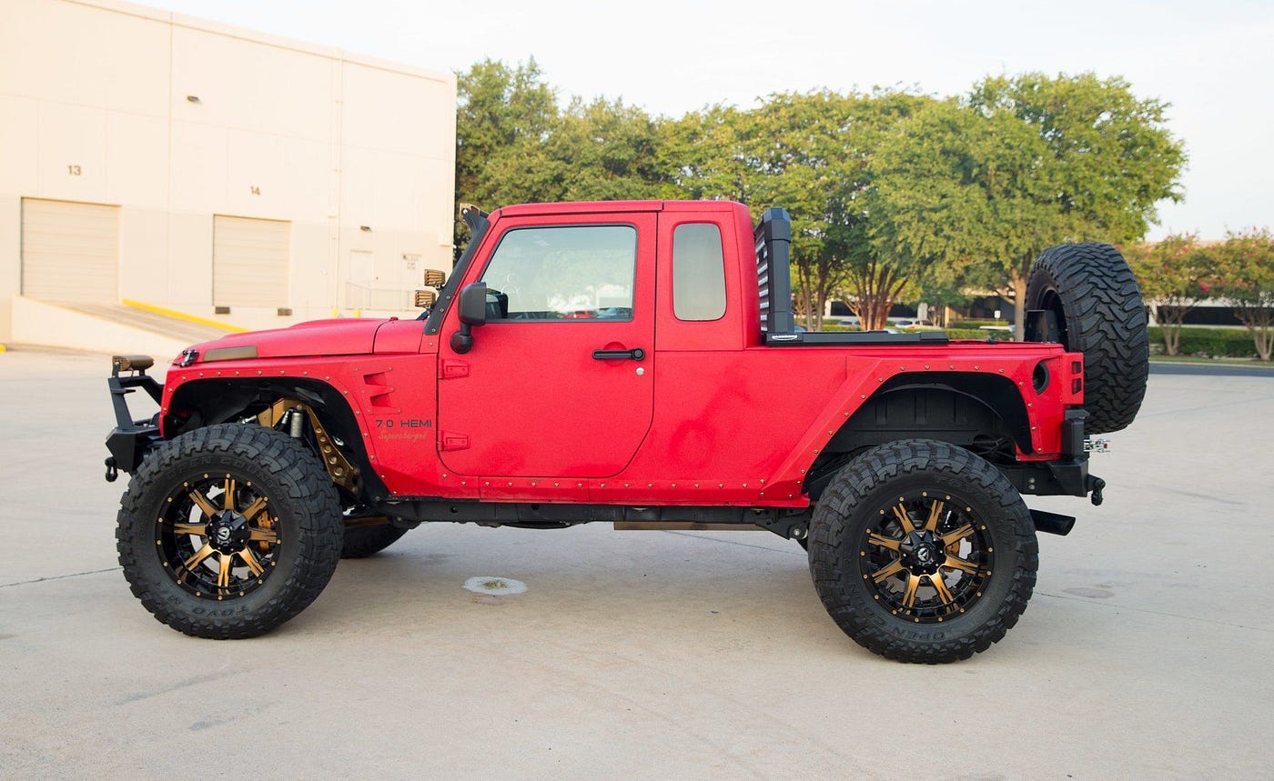 Steal The Show In This Supercharged Starwood SEMA Jeep JK-8 | by Sam Maven  | Motorious | Medium