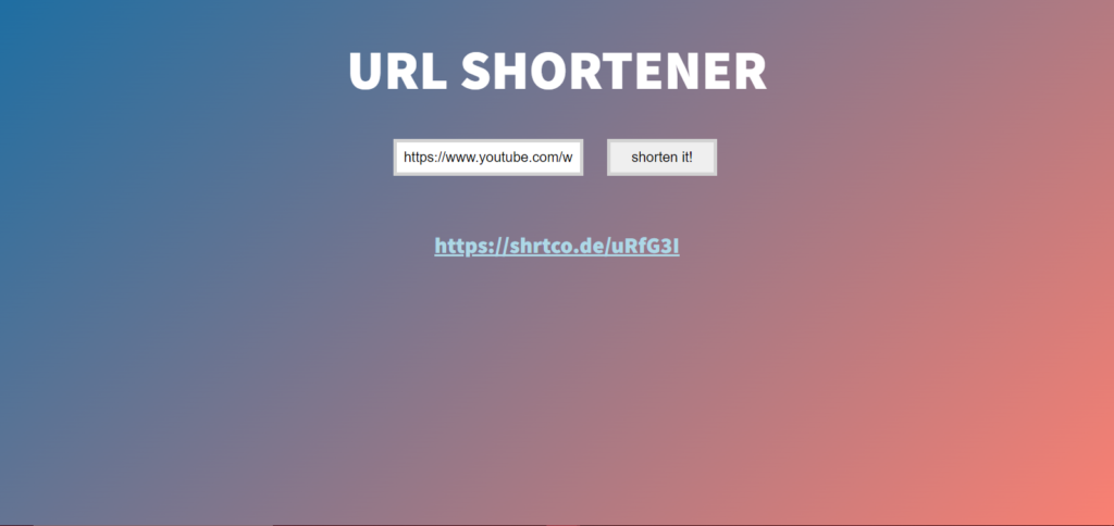 Make Your Own URL Shortener Using Fetch API by Taimoor Saddique