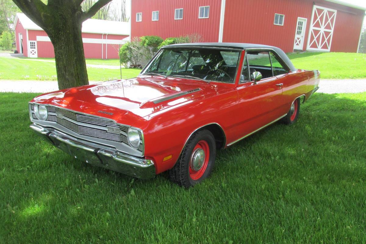 Dairy Barn Find 1969 Dodge Dart Swinger Was Stowed Away Since 1981 by Sam Maven Motorious Medium picture photo