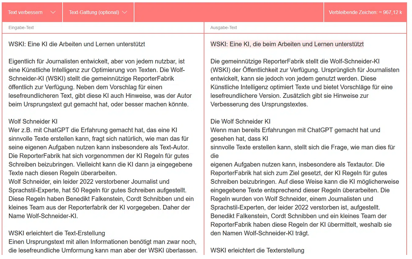 Wolf-Schneider-KI (WSKI). Artificial Intelligence to support | by  Abstract-Technology | Medium